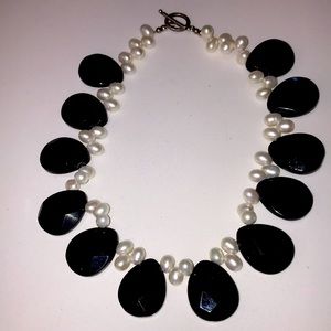Black & White Statement Necklace